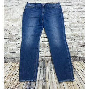 Joe's Jeans Womens 31 Blue Blanche‎ Flawless Icon Mid-Rise Straight Denim Pants